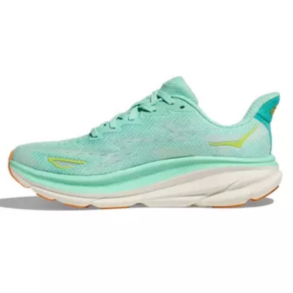 Hoka Clifton 9  Seafoam / Aqua Women's Running Shoes Size 7.5 NEW IN BOX - Picture 2 of 5